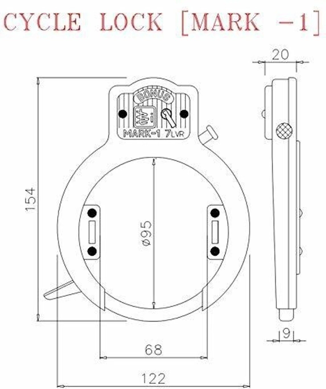 Protect your bicycle with this Heavy-Duty Key Operated Cycle Lock, designed for maximum security and long-lasting performance. Crafted from hardened metal with a durable silver powder-coated finish, this anti-theft bike lock offers excellent resistance against cutting, tampering, rust, and harsh weather conditions. The reliable key locking mechanism ensures strong protection while remaining easy and convenient to use. Ideal for securing MTB, road bikes, city bicycles, and other outdoor equipment, this lock provides peace of mind whether you are commuting, traveling, or parking your cycle outdoors. Built for durability and everyday use, this weather-resistant bicycle security lock is a dependable choice for riders who prioritize safety and strength.